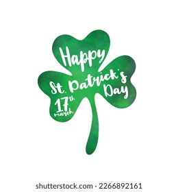 Happy St Patricks Day Vector, perfect for office, company, school, social media, advertising, printing and more