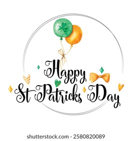 Happy St Patrick's Day vector illustration,  St Patrick's Day vector