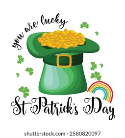 Happy St Patrick's Day vector illustration,  St Patrick's Day vector