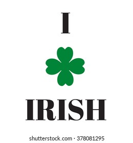 Happy St. Patrick's Day Vector Poster