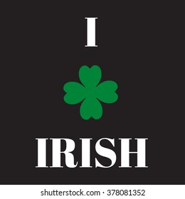 Happy St. Patrick's Day Vector Poster