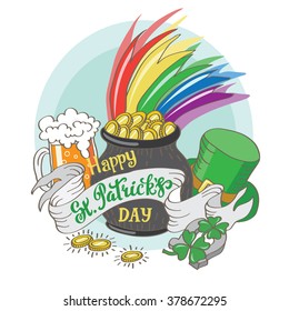 Happy St. Patrick's Day. Vector illustration