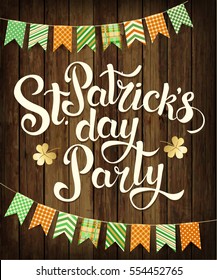 Happy St. Patrick's Day. Vector. 