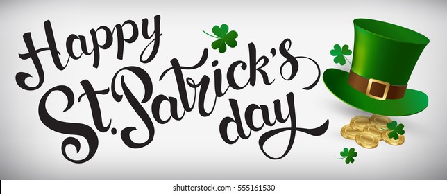 Happy St. Patrick's Day. Vector. 