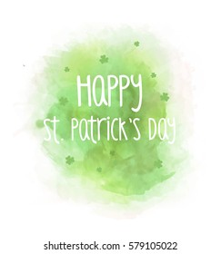 Happy St. Patrick's Day vector card