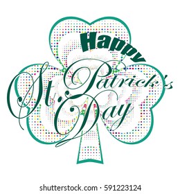 Happy St. Patricks day, vector illustration