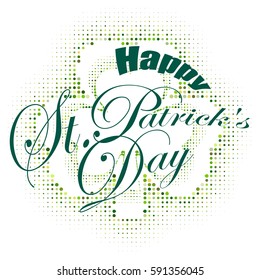 Happy St. Patricks day, vector illustration