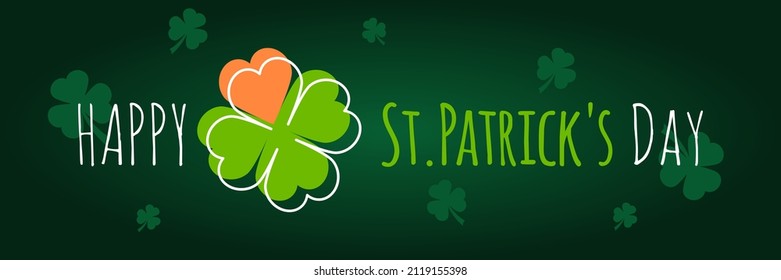 feliz día de san patrick, vectorial ancho o encabezado de medios sociales