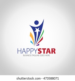 Happy Star Logo