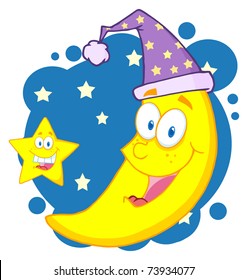 Happy Star And Moon