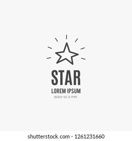 Happy Star vector icon. 