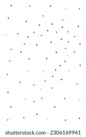 Happy Starfall Fun Vector White Background. Celebration Stars Backdrop. Carnival Confetti Wallpaper. Falling Constellation Festival Pattern.