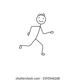 Set Pictogram Person Various Poses Stick Stock Illustration 1496523359 ...