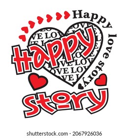 ilustración de vector de historia feliz editable - citas románticas 