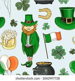Happy st.Patricks day pattern