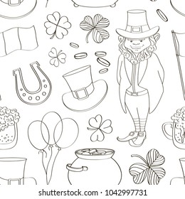Happy st.Patricks day pattern
