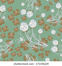 Happy St.Patrick`s Day. Seamless pattern