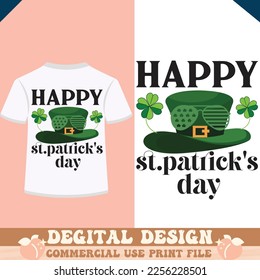 happy st.patrick's day  t shirt design, vector file.