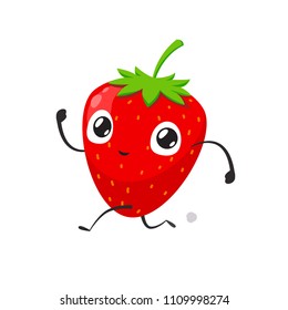 strawberry running