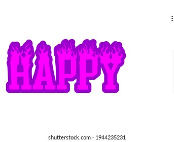 Happy Stretwear and Edgy Logos, in Pink and Purple for Commercial Use