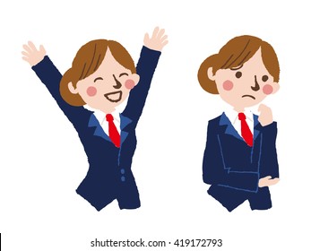 happy student / vector eps10 illustration