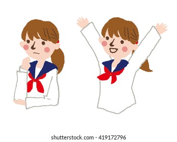 happy student / vector eps10 illustration