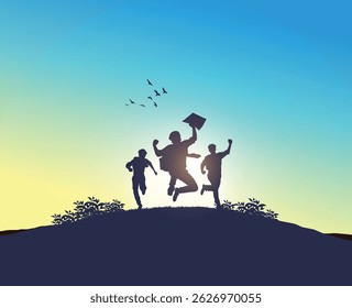 Feliz conceito dia dos alunos vetor ilustração fundo. Conceito educacional vetorial do dia dos alunos criativos.