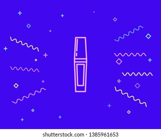 Happy style Mascara brush vector icon