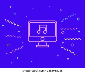 Happy style Music computer icon