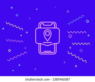 Happy style Package tracking icon