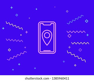 Happy style Package tracking icon
