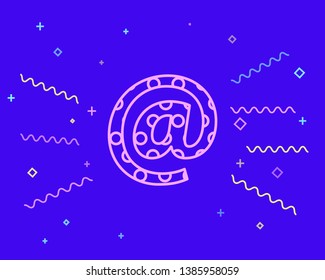 Happy style Post Office Icon