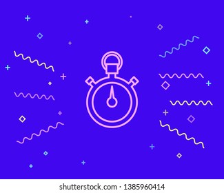 Happy style Stopwatch, stop watch timer icon