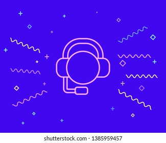 Happy style Support Operator icon