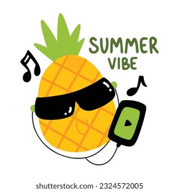 happy Summer beach vacation element background