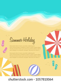 Happy summer day poster collection