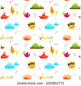 Happy summer doodle