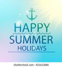 happy summer holidays