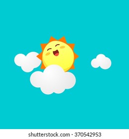 Happy Sun Character