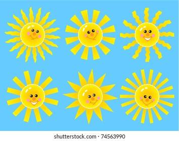 Happy sun set