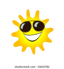 happy sun symbol