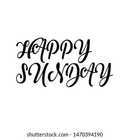 Happy Sunday   vector
