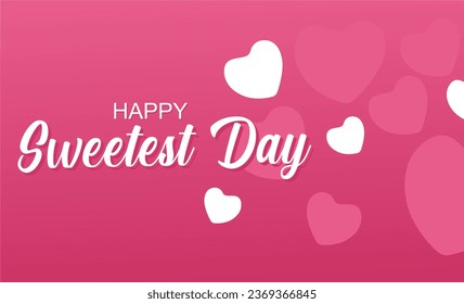 Happy Sweetest Day with pink color