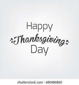 happy tanksgiving vector illustration.