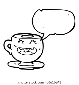 Happy-Teebecher-Cartoon