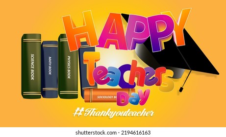 Happy Teacher Day Background Teacher