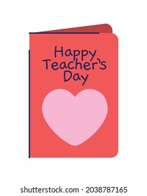 happy teacher day in card