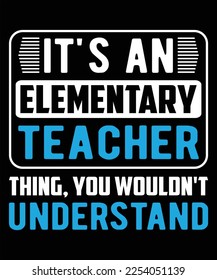 Happy teacher day typography vector shirt design
