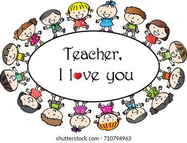 Happy Teachers Day Stock Vector (Royalty Free) 710794963 | Shutterstock