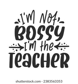 Happy Teachers Day abstract concept. Set of cute greeting cards. Best teacher ever. Back To School Lettering Quotes Design isolated on white background